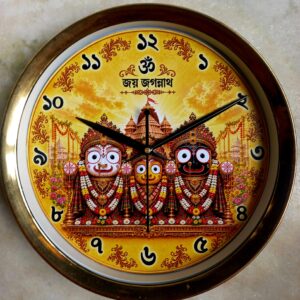 Jagannath Bengali Vedic Wall Clock 10 inch